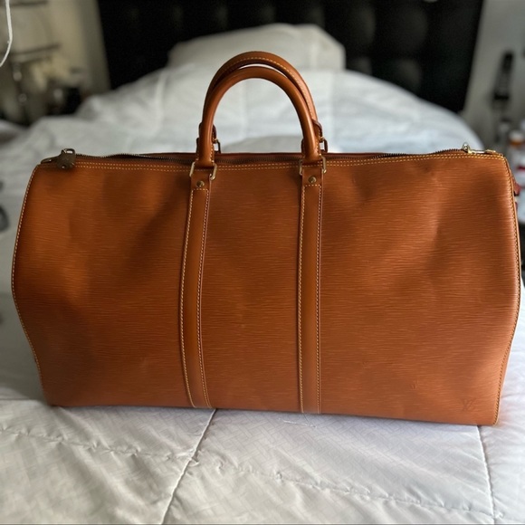 Louis Vuitton Leather Travel Bag - Picture 9 of 13